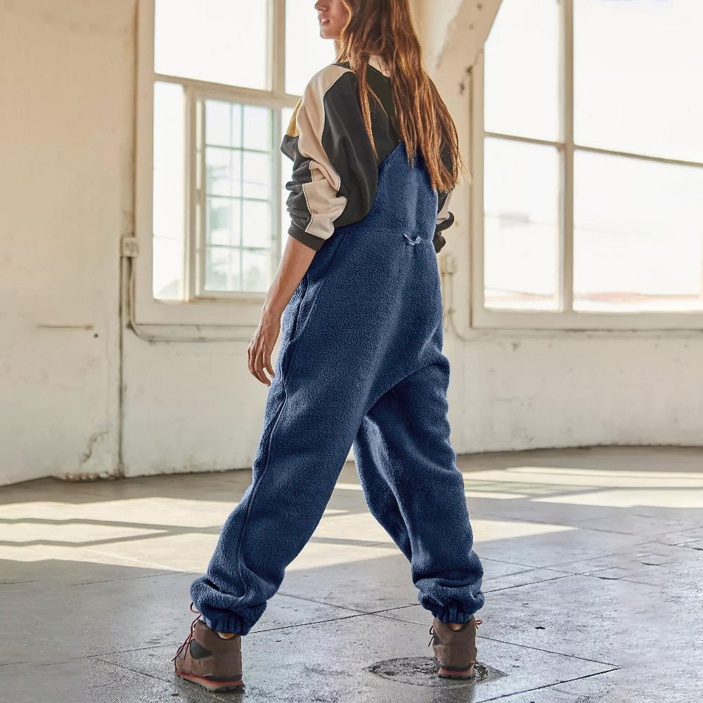 Marie™ - Justerbar Jumpsuit i Manchestertyg med Fleece