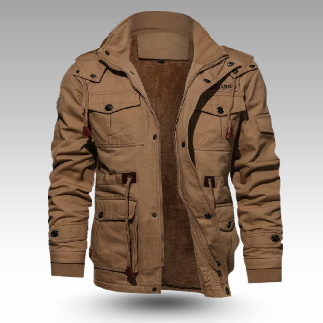 Veyro™ - Stilren Modern Jacka med Foder & Flera Fickor